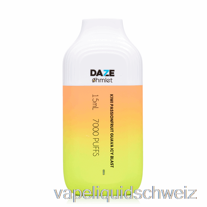 7 Daze Ohmlet 7000 0 % Null Nikotin Einweg Kiwi Passionsfrucht Guave Icy Blast Vape Liquid E-Liquid Schweiz